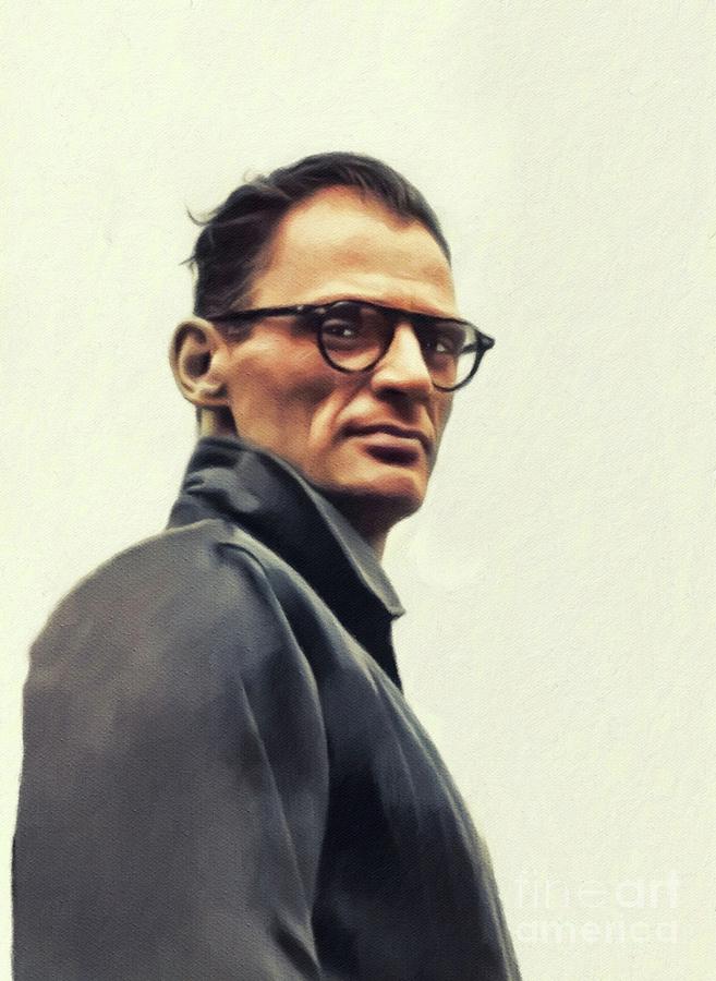 Arthur Miller, Literary Legend #4 Painting by Esoterica Art Agency