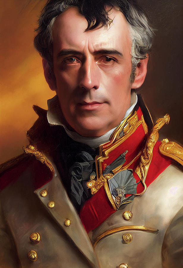 Arthur Wellesley, 1st Duke of Wellington Inspired Portrait Digital Art ...