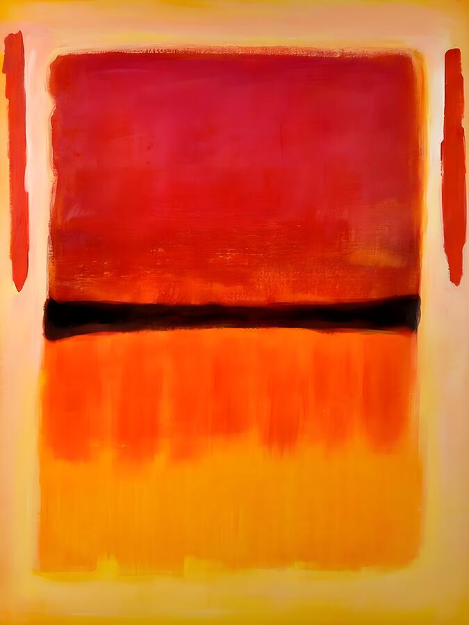 Abstract Painting - Artwork By Mark Rothko, Abstract, Classic #4 by Mark Rothko