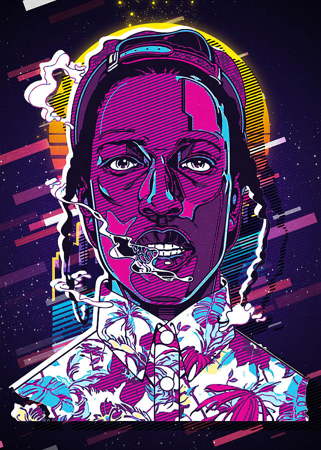 ASAP Rocky Poster #4 Painting by Stevens Adam - Fine Art America