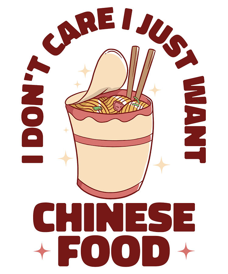Asian Food Digital Art - Asian Food Chinese Food Fan Noodle Foodie #4 by Toms Tee Store