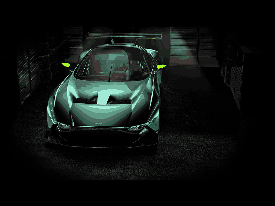 Aston Martin Vulcan #4 Digital Art by Thespeedart Aston Martin Vulcan #4 Digital Art by Thespeedart