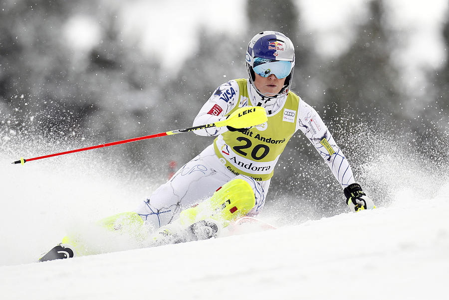 Audi FIS Alpine Ski World Cup - Womens Combined #4 Photograph by Alexis Boichard/Agence Zoom