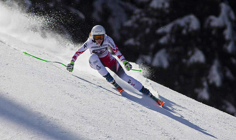 Audi FIS Alpine Ski World Cup - Womens Downhill Training #4 Photograph by Mitchell Gunn