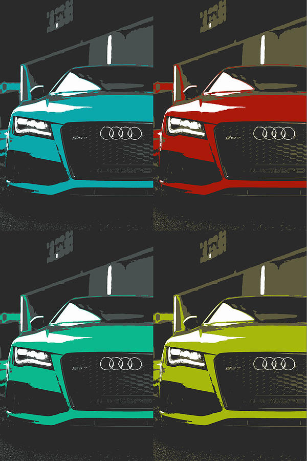 Audi RS Quattro #4 Digital Art by Thespeedart Audi RS Quattro #4 Digital Art by Thespeedart