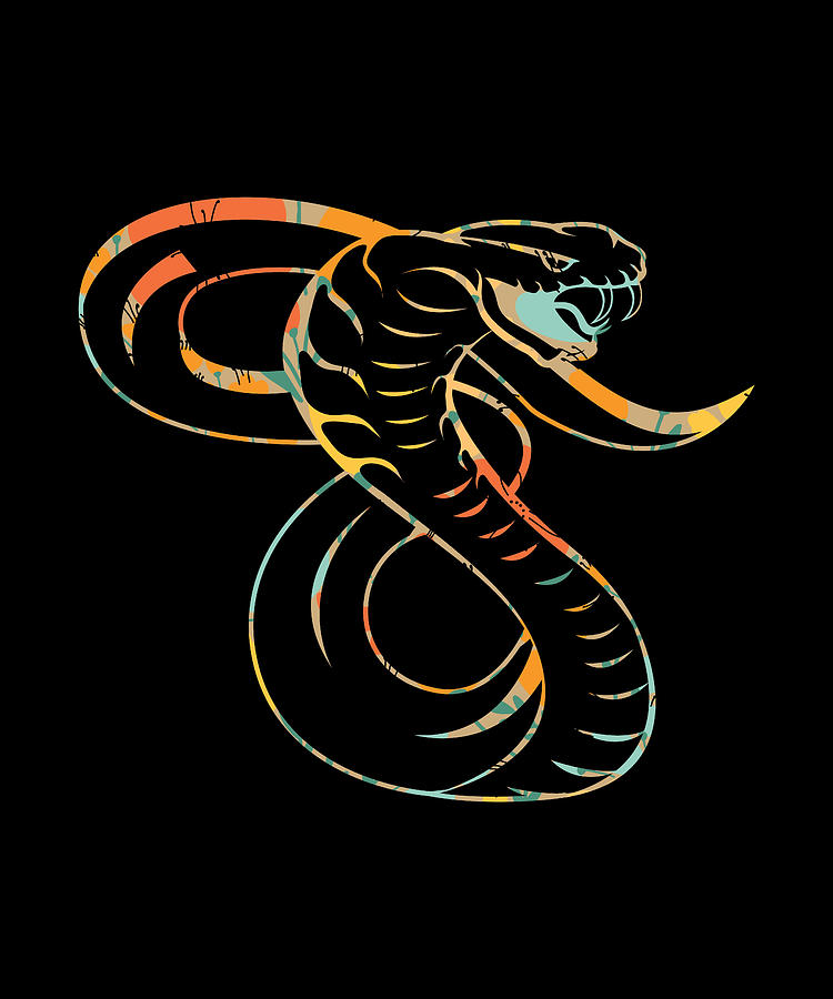 Cobra Snake Drawing HD Wallpaper - WallpaperFX