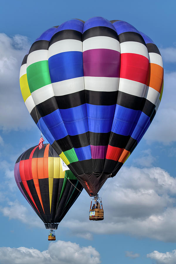 Balloons In Flight Photograph