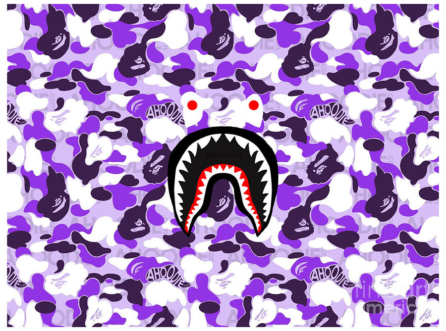 Bape Shark Digital Art By Roberto Duran