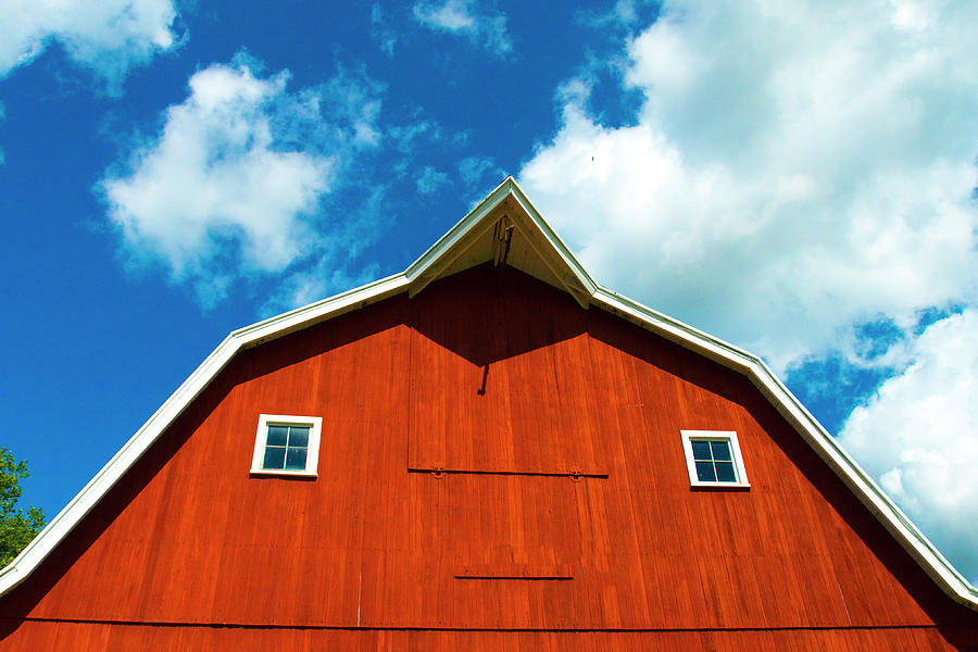 Barn-Red Barn-Howard County Indiana Photograph by William Reagan - Fine ...