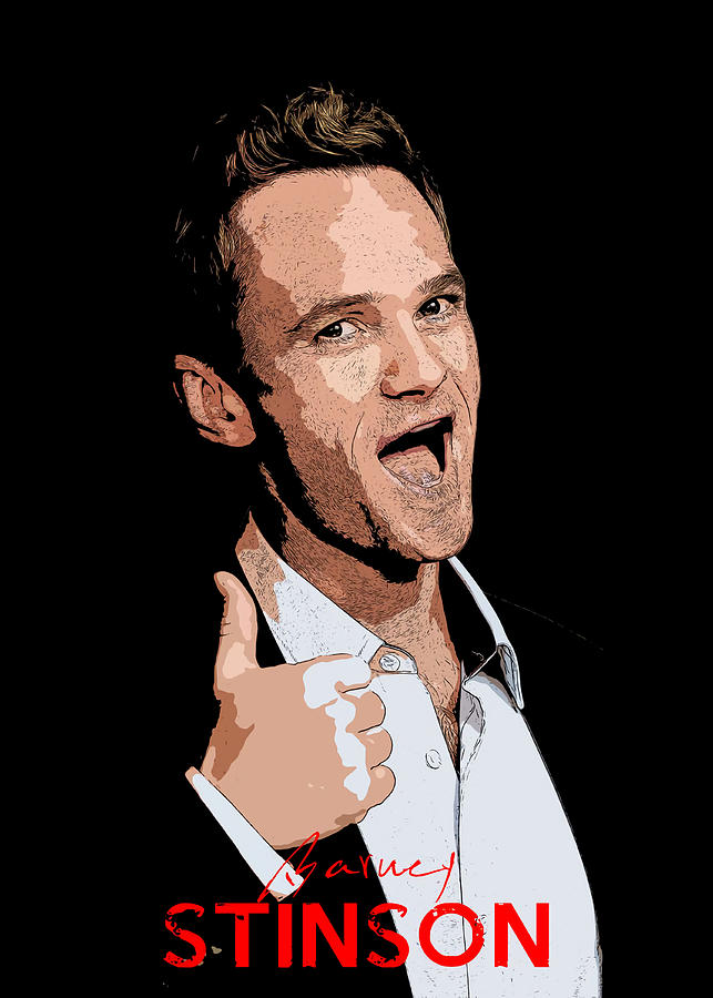 Christmas Painting - Barney Stinson Poster  #4 by Carter Wilson
