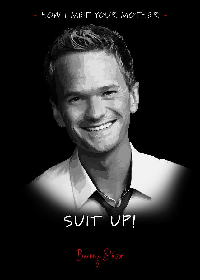 Promo Painting - Barney Stinson Poster  #4 by Victoria Walsh
