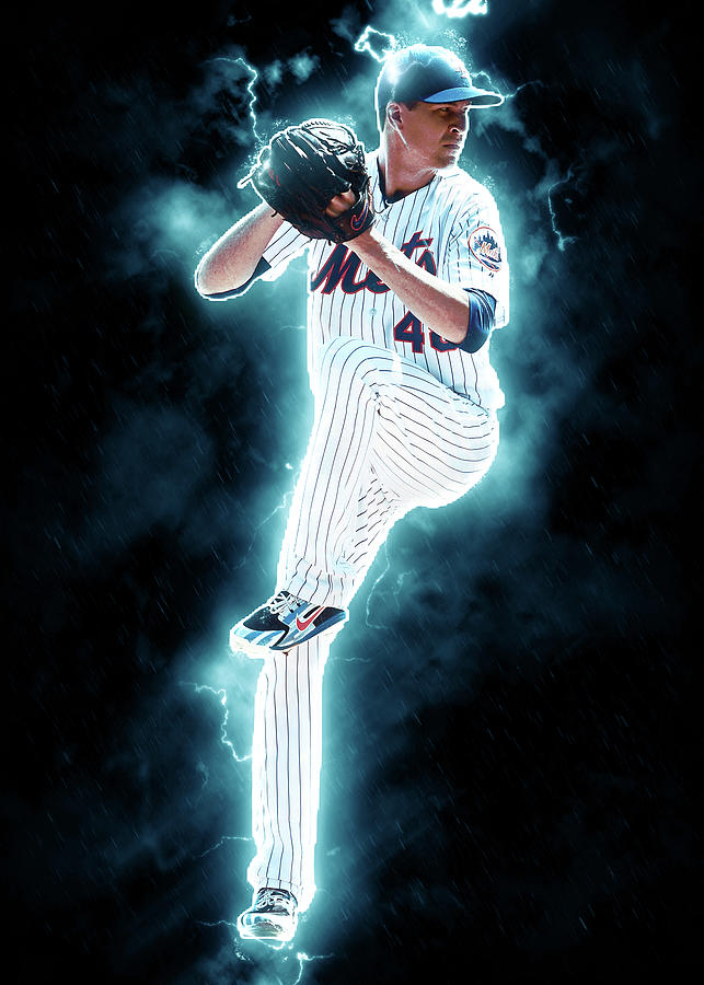 MLB New York Mets Jacobdegrom Jacob Degrom Jacob Degrom New York Mets  Newyorkmets Jacobanthonydegrom by Wrenn Huber