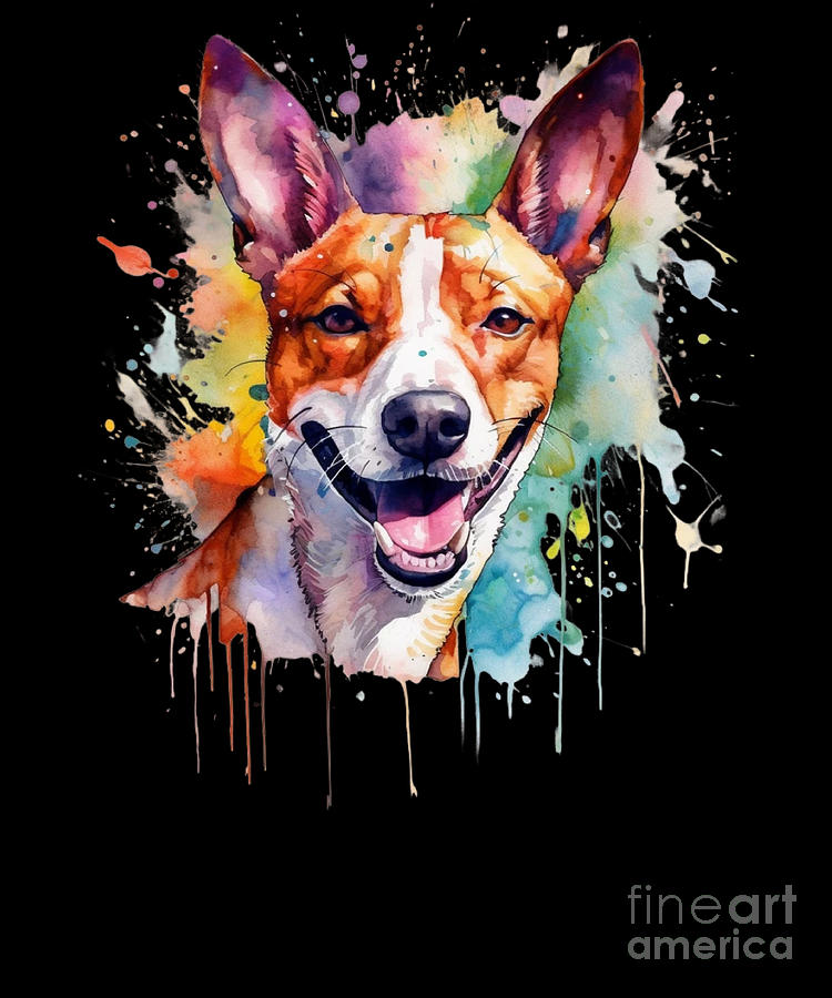 Basenji Digital Art by Kristen Morey - Fine Art America