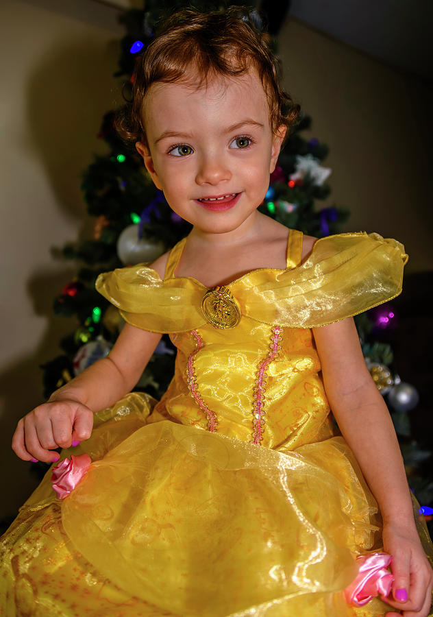 Beautiful 2 year old little girl portrait Photograph by Judit Dombovari