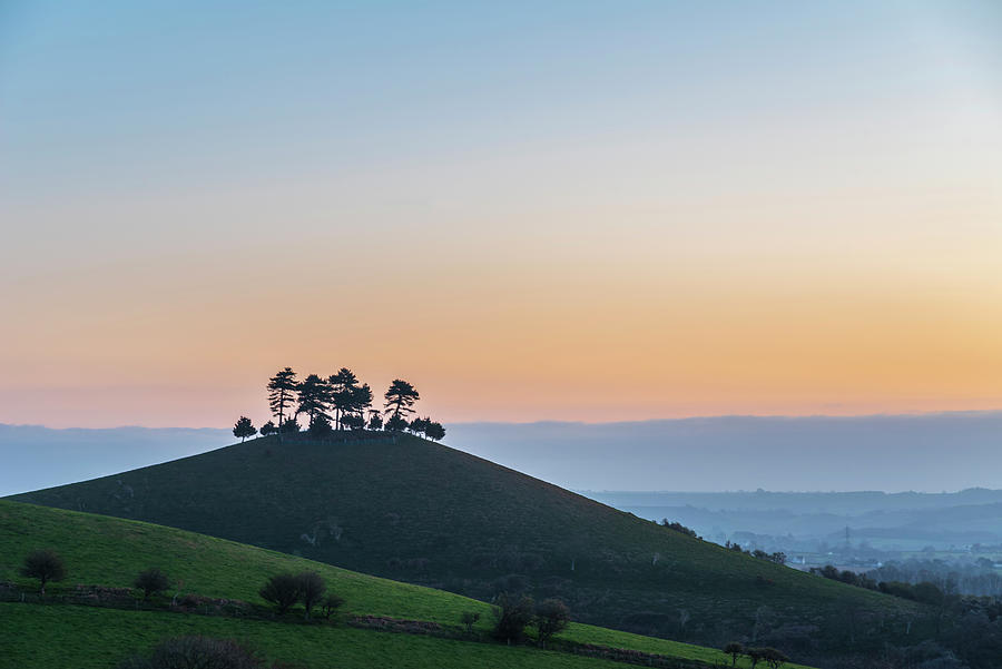 Beautiful Vibrant Sunrise Landscape Image Of Colmers Hill In Do