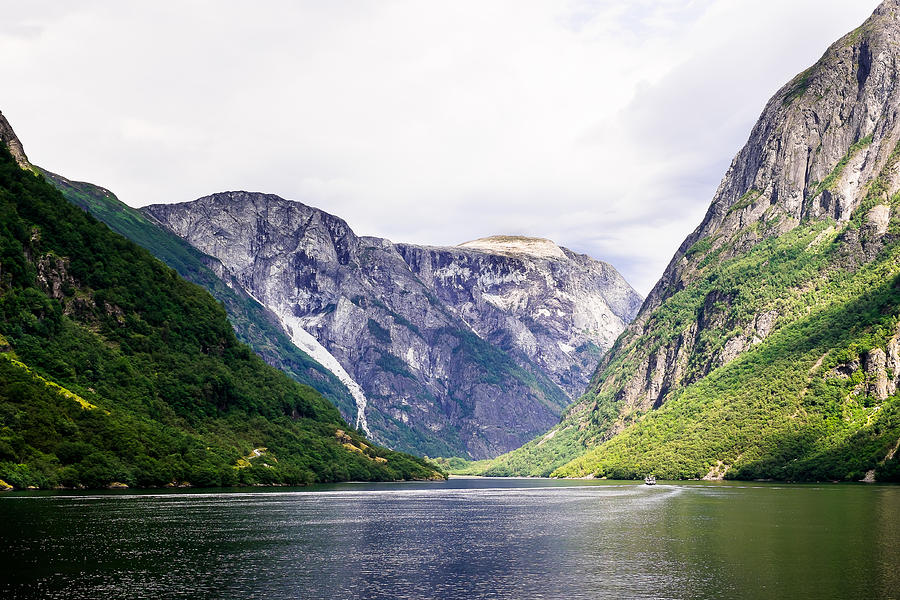 Beautiful view of the fjord in Norway #4 Photograph by Anna Kurzaeva
