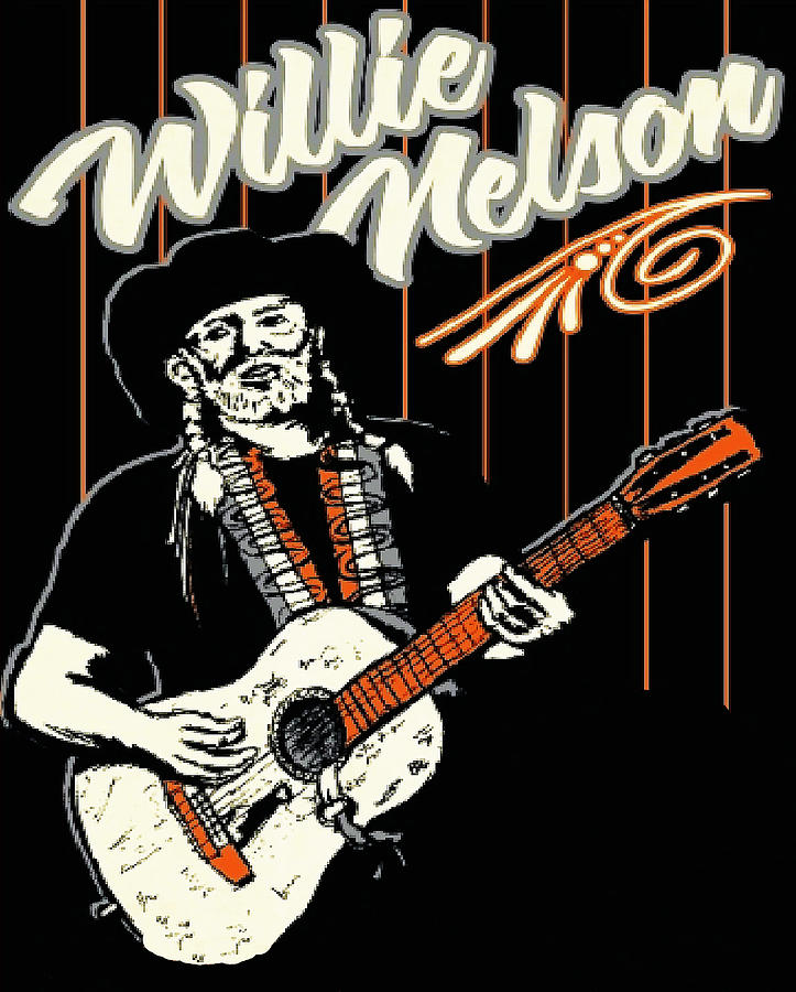 Best Selling Willie Nelson Digital Art By Gwen Heggadon Pixels   4 Best Selling Willie Nelson Gwen Heggadon 