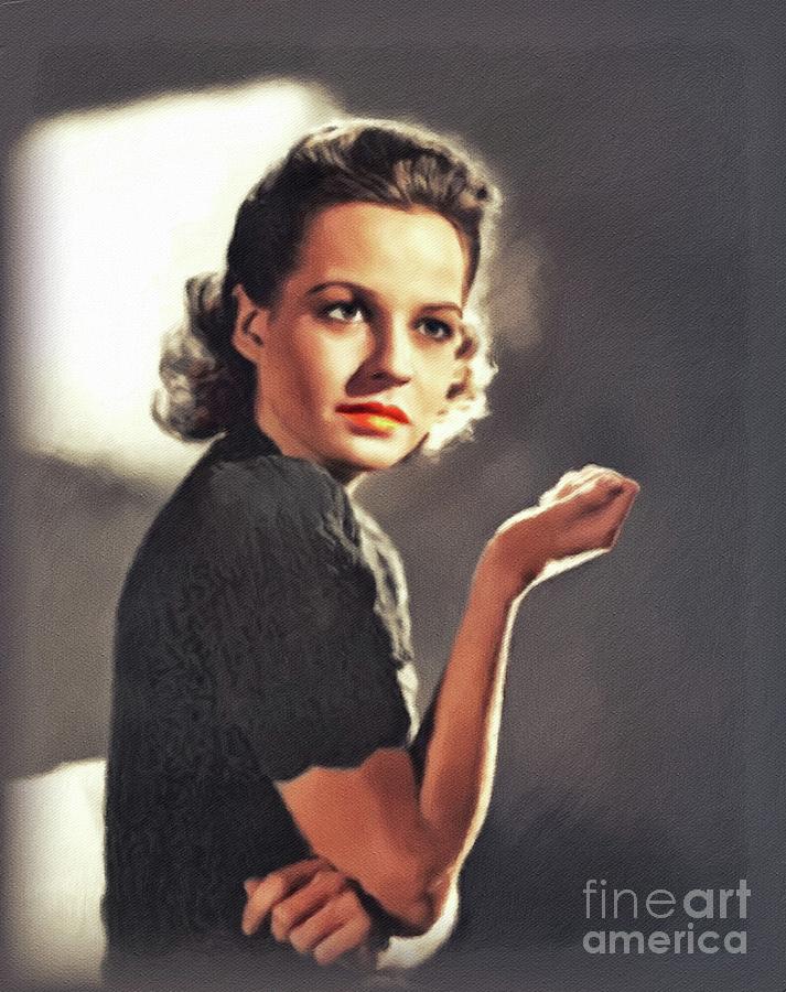 Betty Field, Vintage Actress #4 Painting by Esoterica Art Agency