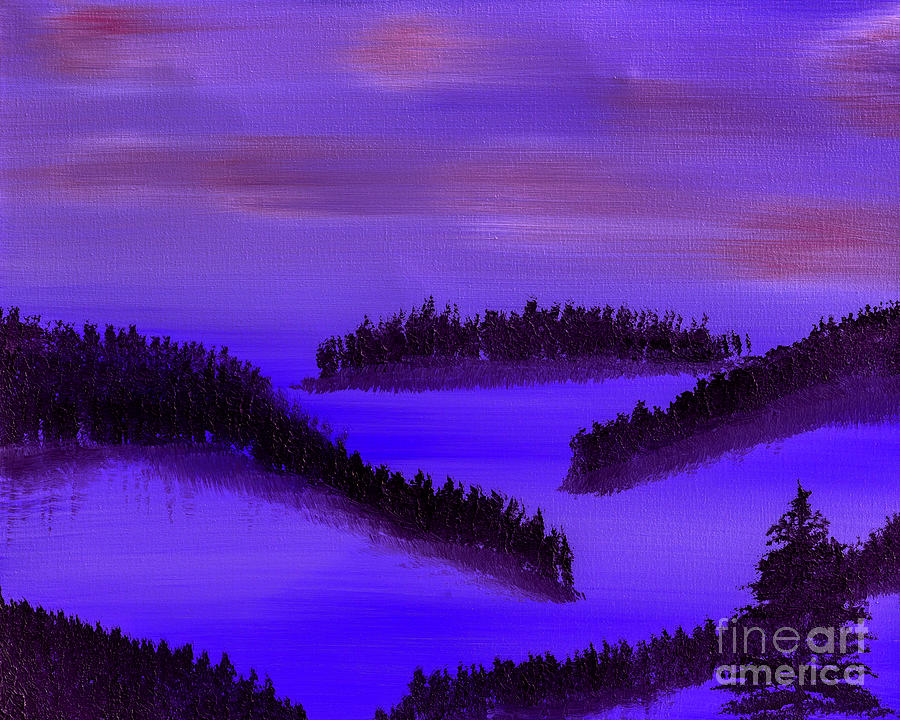 Big Spruce Overlook #4 Painting by Thomas R Fletcher