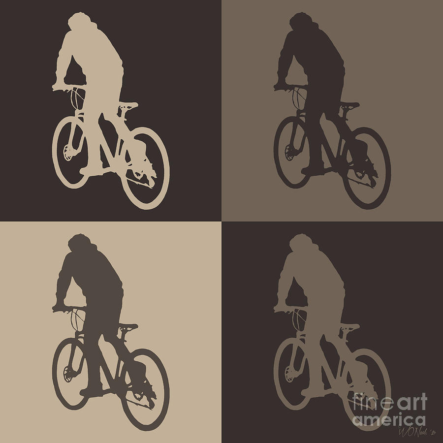Bikers Digital Art - 8 Biker Shades by Walter Neal