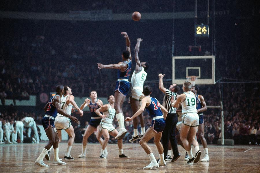 Bill Russell and Wilt Chamberlain #4 Photograph by Dick Raphael