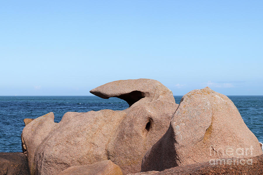 Bizarre Boulders On The Cote De Granit Rose In Brittany Photograph