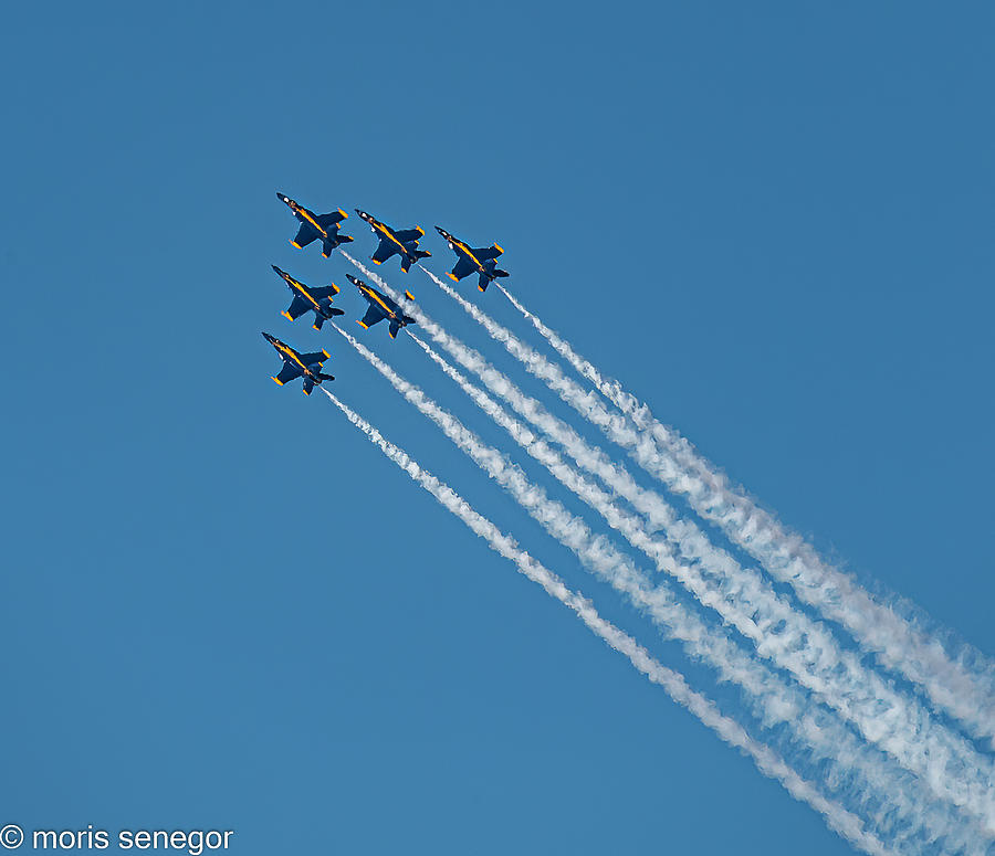 Blue Angels #4 Photograph by Moris Senegor