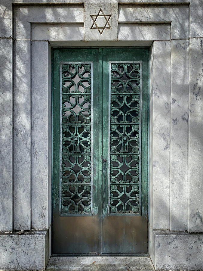 Bonaventure Mausoleum Doors, Bonaventure Cemetery, Savannah, Geo #3 Photograph by Dawna Moore Photography