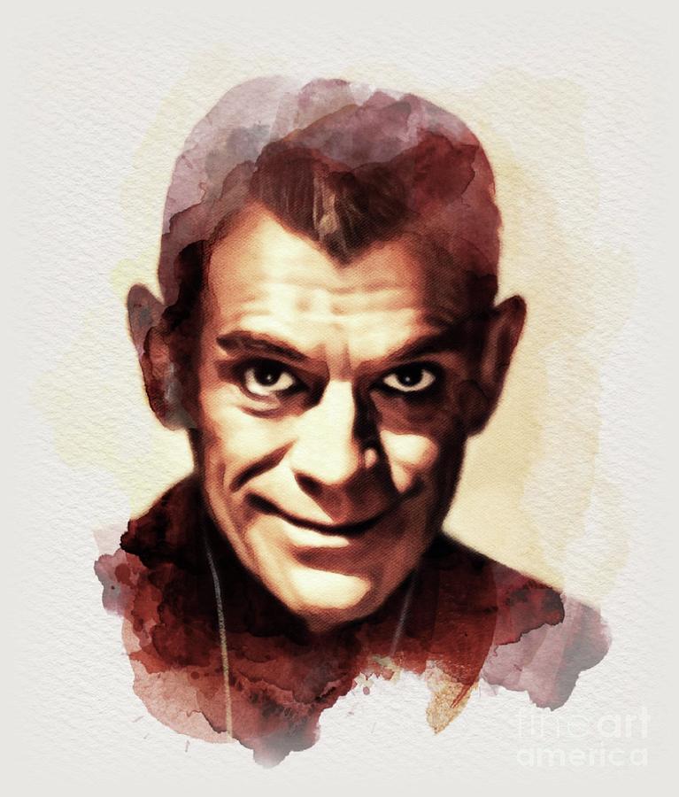 Boris Karloff, Movie Legend Painting by Esoterica Art Agency - Fine Art ...