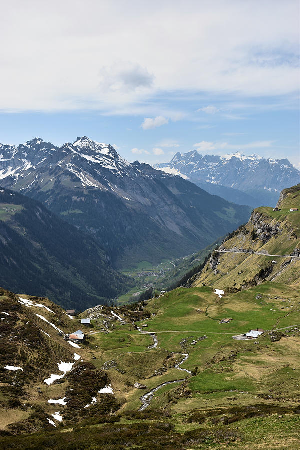 Breathtaking view at the Klausenpass in Switzerland 8.5.2020 Pyrography ...