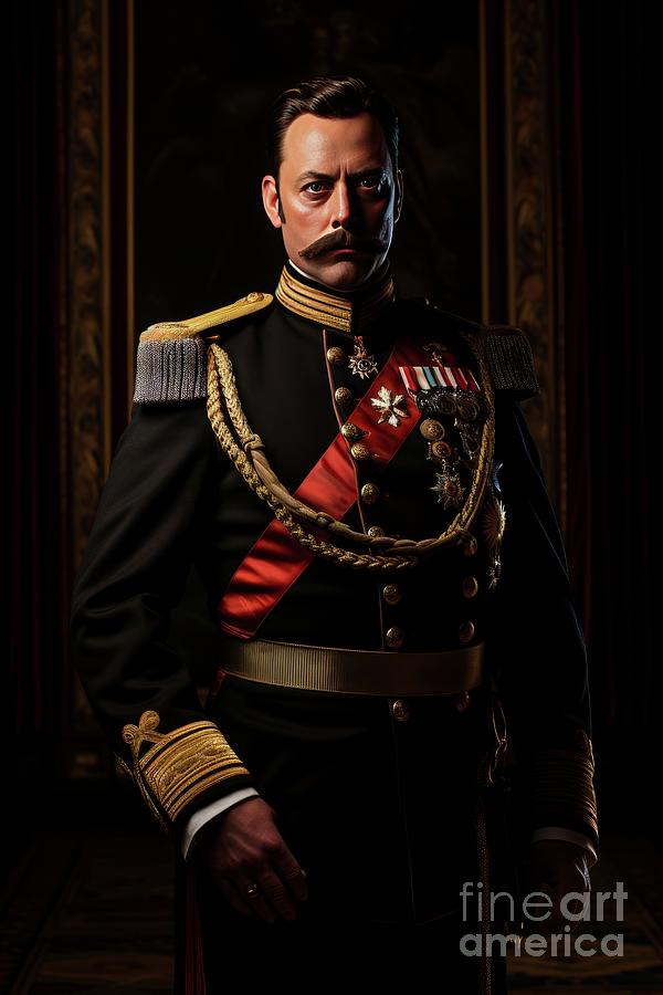 British Military Officer $5 Digital Art by Fine Art Attic - Fine Art ...