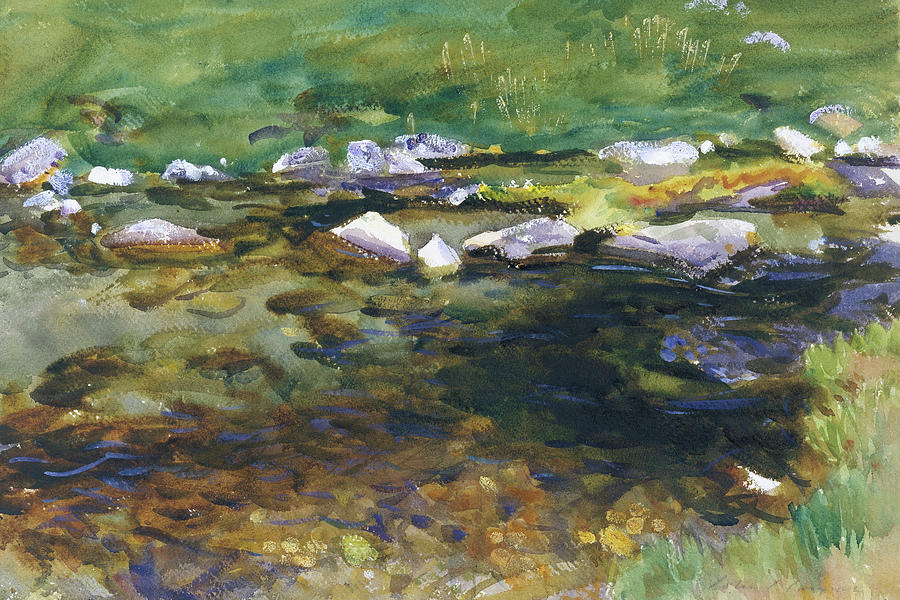 Brook and Meadow #5 Painting by John Singer Sargent Brook and Meadow #5 Painting by John Singer Sargent