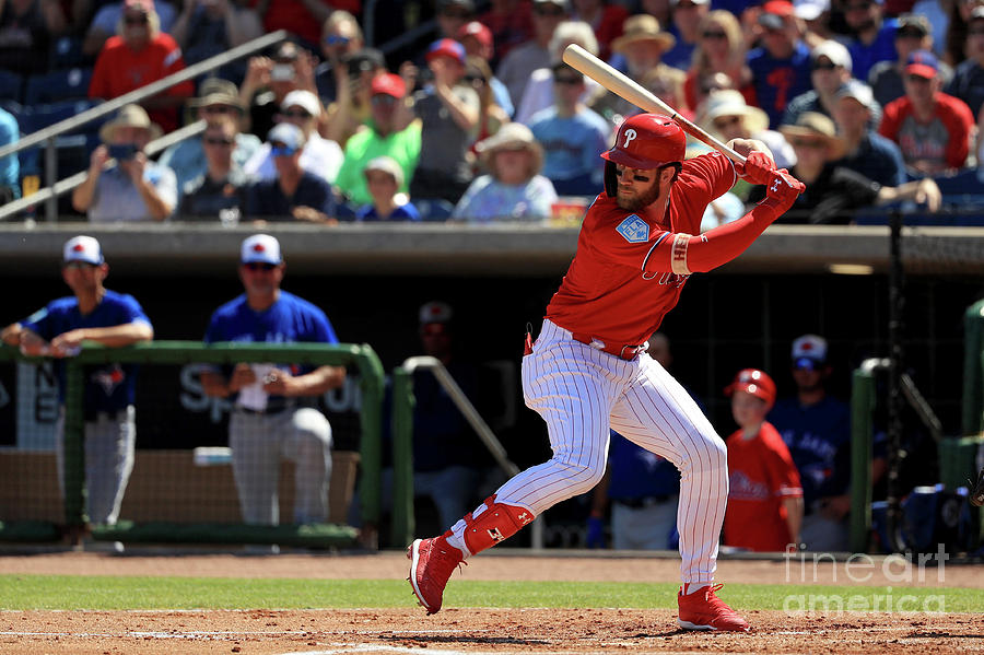 Bryce Harper Photograph by Mike Ehrmann Bryce Harper Photograph by Mike Ehrmann