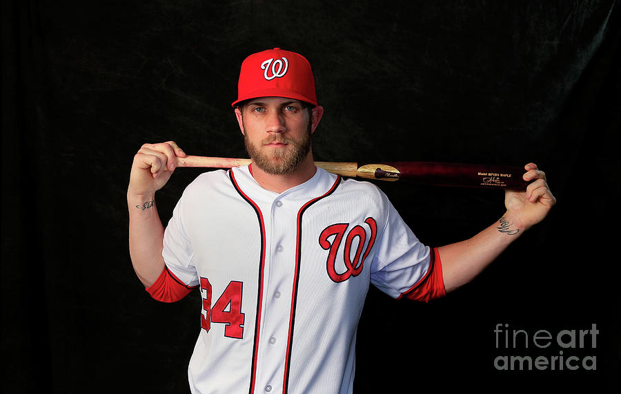 Bryce Harper Photograph by Rob Carr