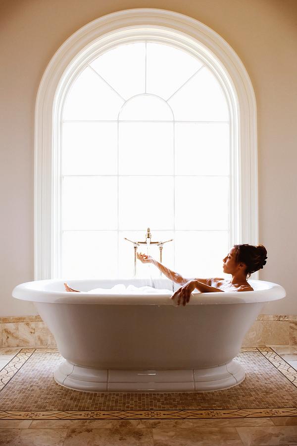 Bubble Bath #4 Photograph by Stevecoleimages