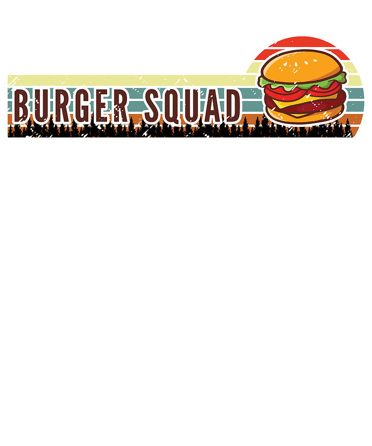 Burger Squad Cheeseburger Burger Digital Art By Toms Tee Store Fine Art America 8355