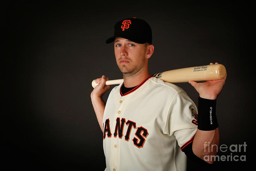 Buster Posey Photograph by Christian Petersen