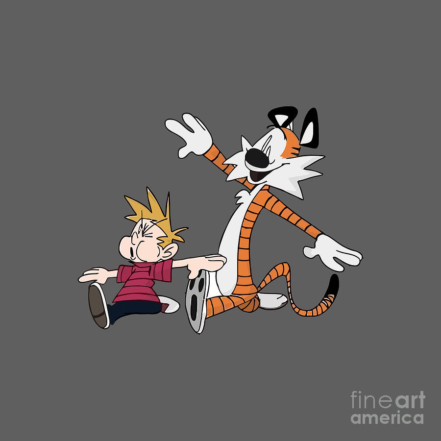 Calvin and hobbes Drawing by Houston G Brown - Fine Art America