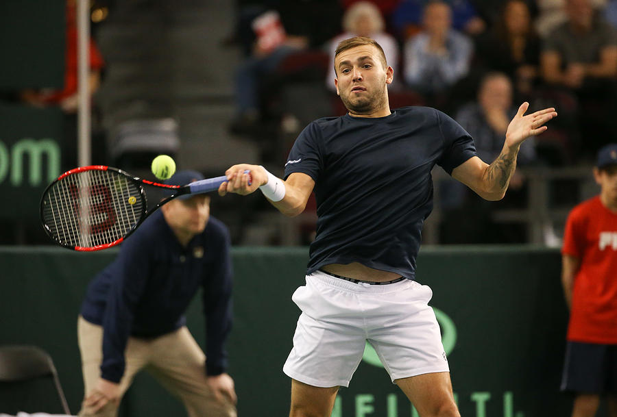Canada v GB: Davis Cup by BNP Paribas World Group First Round - Day 3 #4 Photograph by Andre Ringuette