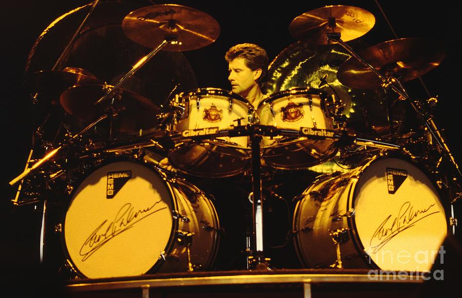 Carl Palmer Emerson, Lake and Palmer Photograph by Concert Photos