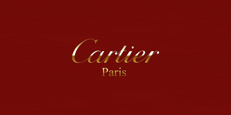 Cartier. Logo Digital Art by Virginie Faubert