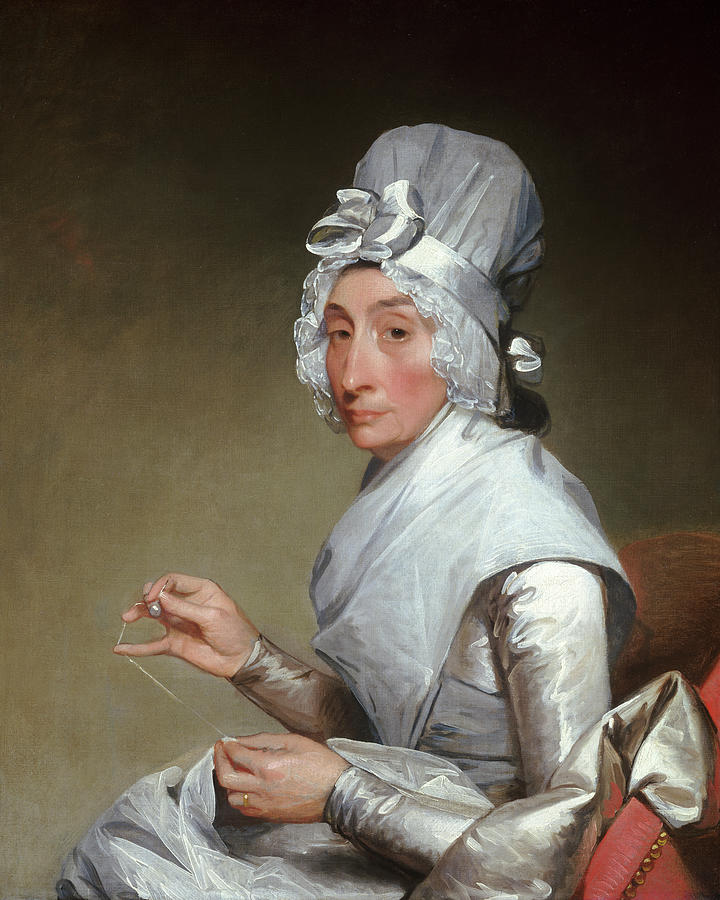 Portrait Painting - Catherine Brass Yates #4 by Gilbert Stuart