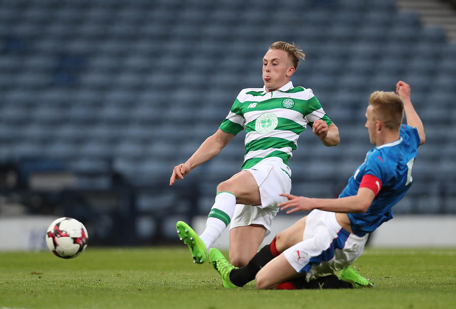 Celtic v Rangers - Scottish FA Youth Cup Final #4 Photograph by Ian MacNicol