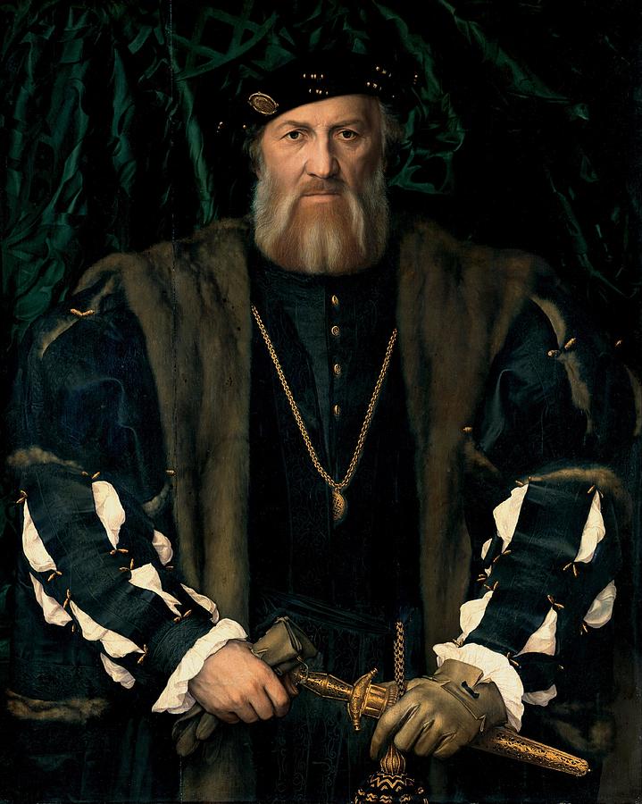 Charles de Solier  Sieur de Morette #2 Painting by Hans Holbein the Younger