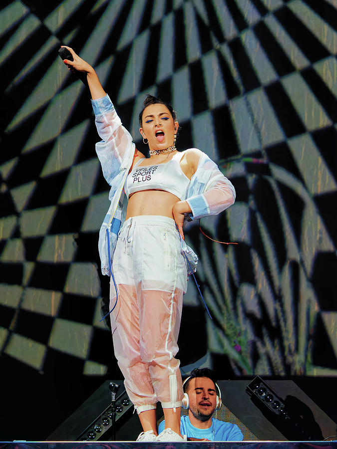 Charli XCX in Concert #5 Photograph by Ron Dubin