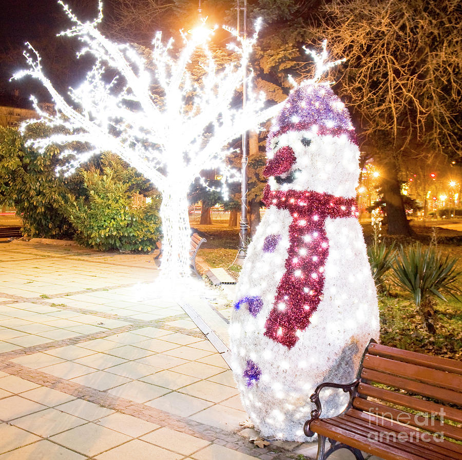 Christmas in Varna #4 Photograph by Irina Afonskaya