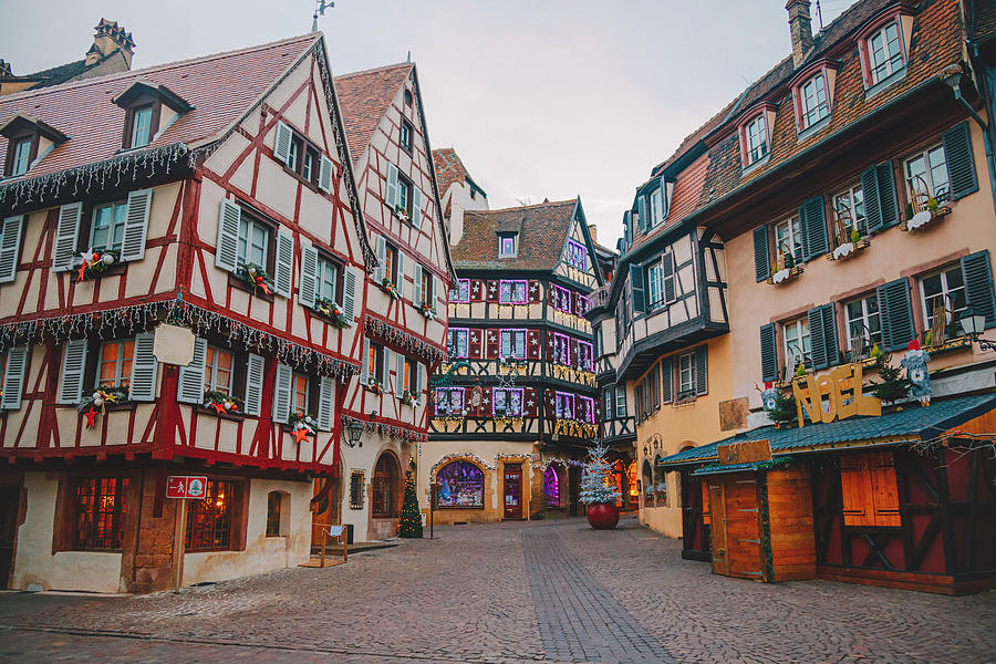 Christmas time in Colmar, Alsace, France #4 Photograph by Serts