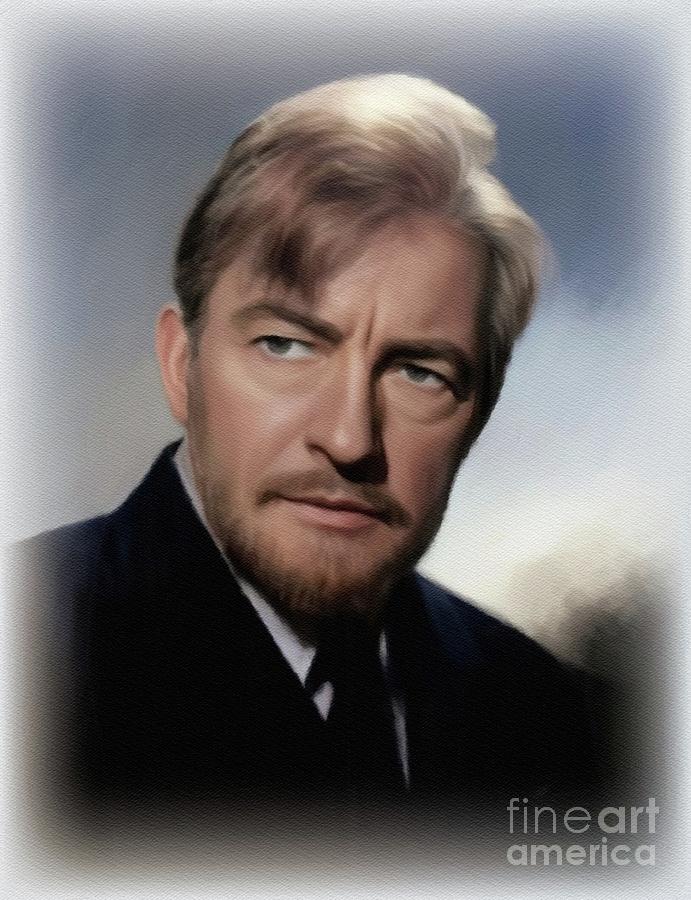 Claude Rains Movie Legend Painting By John Springfield Fine Art America