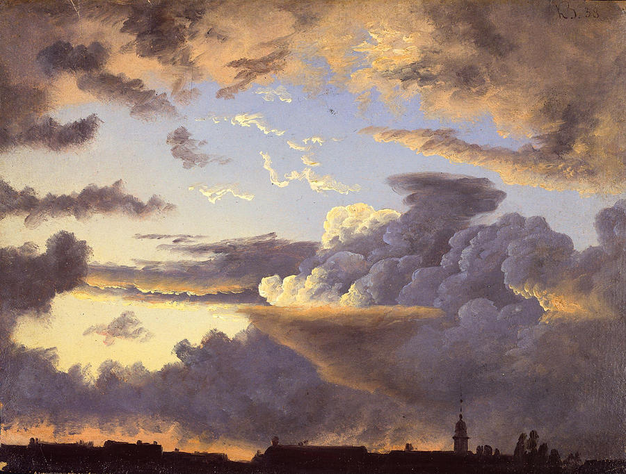 Pretty Painting - Cloud Study #4 by Knud Baade