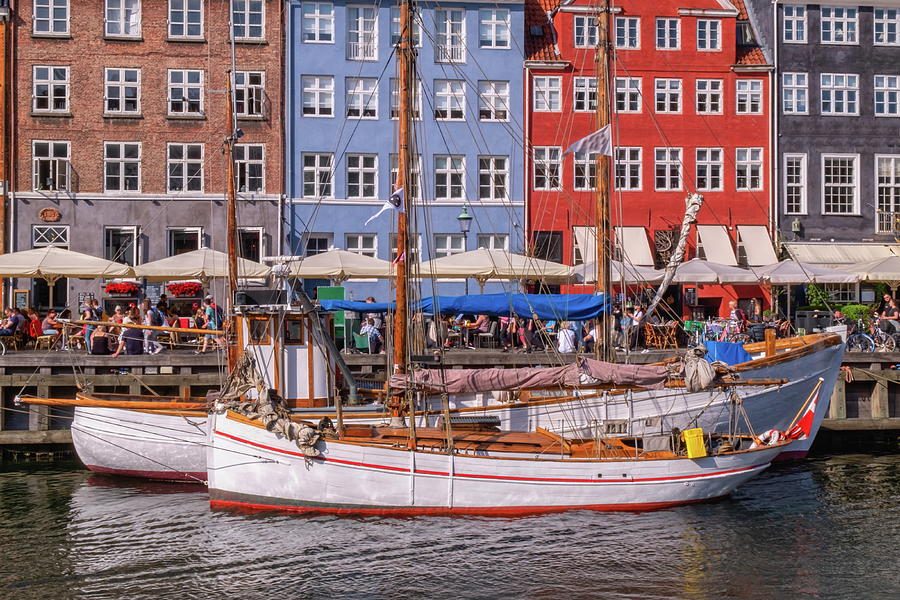 Colorful Buildings Of Nyhavn In Copenhagen, Denmark Photograph